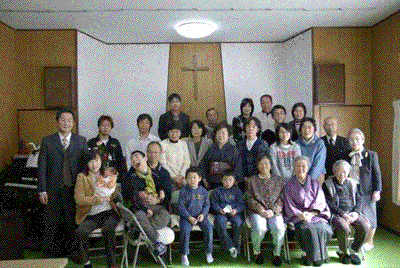 2009年・元旦礼拝に集われた兄弟姉妹