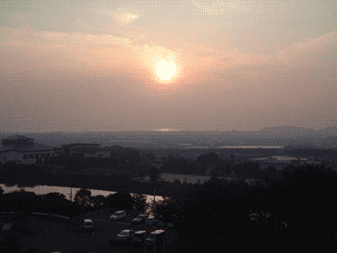 かんぽの宿「観音寺」からみる夕景